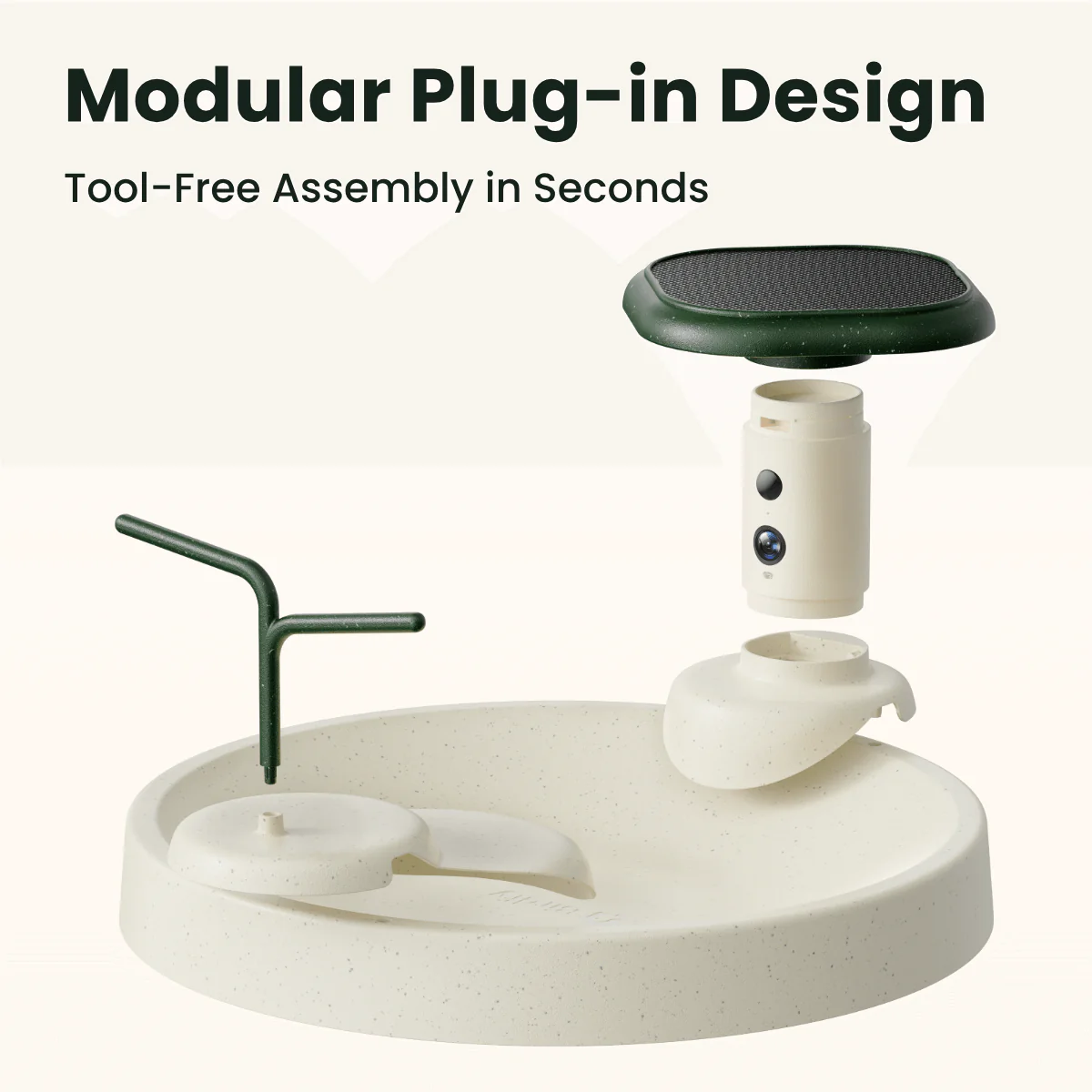 Birdfy Bath Jolly O - Solar-Powered Smart Birdbath - Image 2