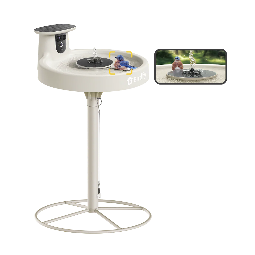Birdfy Bath Pro with Stand - Solar-Powered Smart Birdbath with Fountain - Image 15