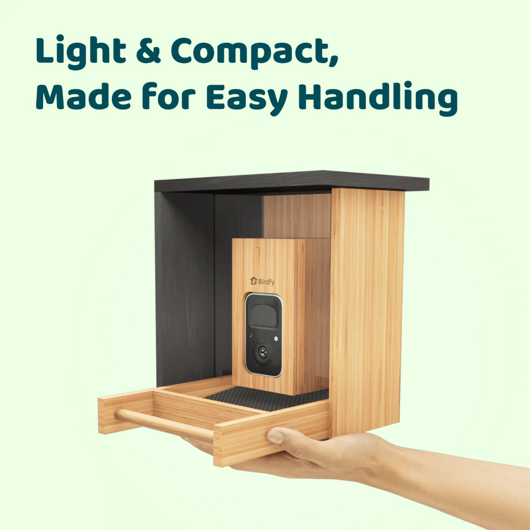 Birdfy Feeder Bamboo Mini - Bird Feeder With Camera - Image 3