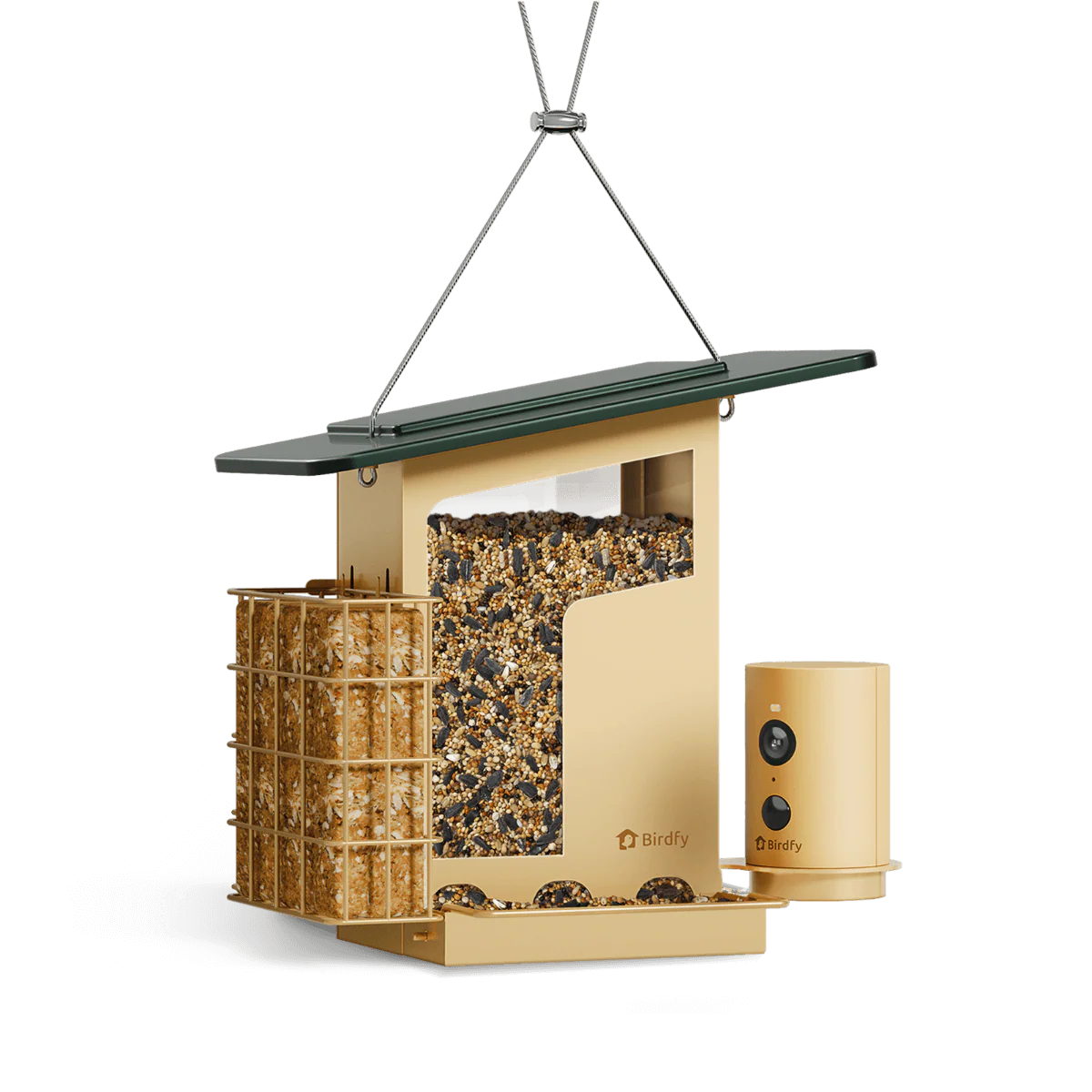 Birdfy Feeder Metal S - Smart Metal Feeder with Camera