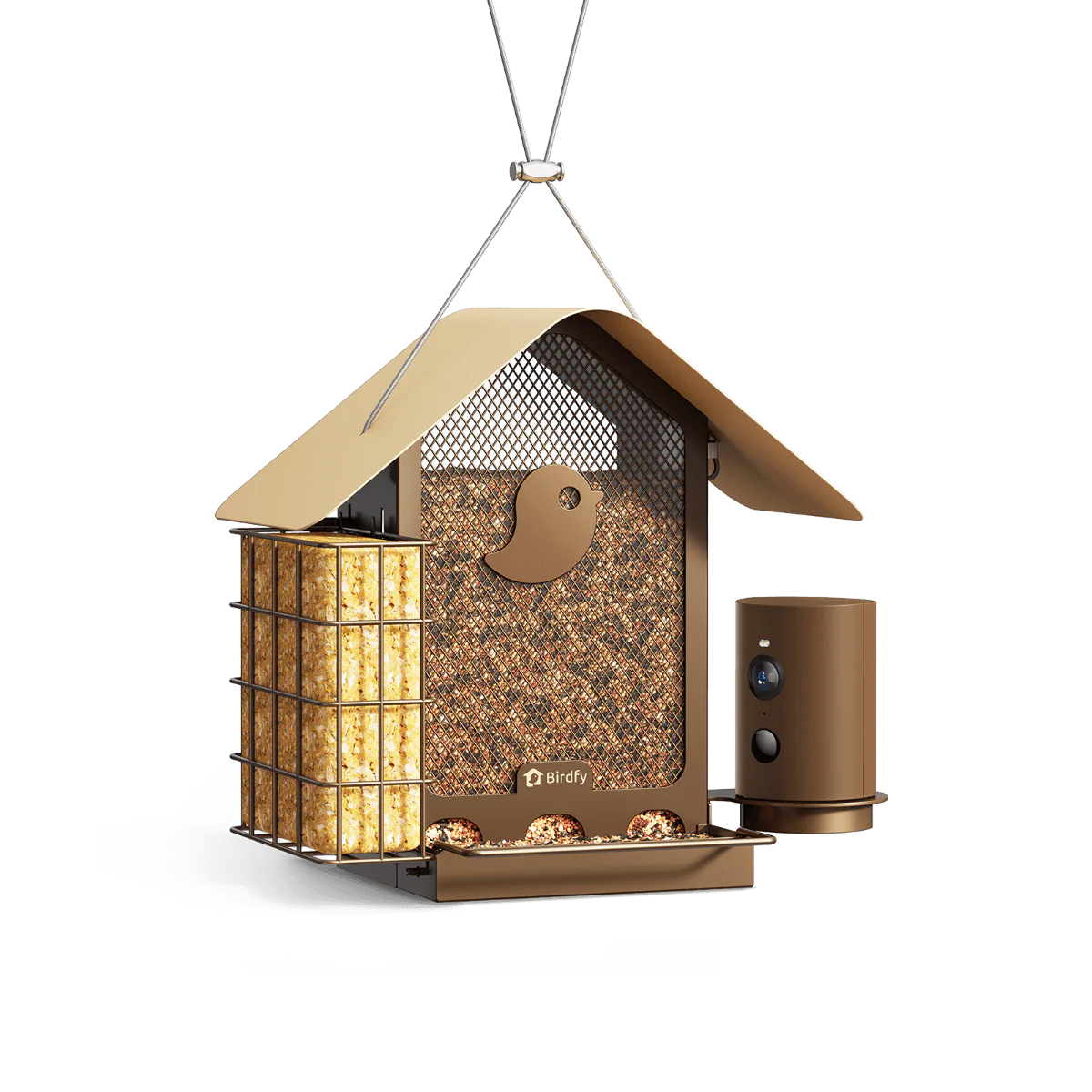 Birdfy Feeder Metal V - Smart Metal Feeder with Camera