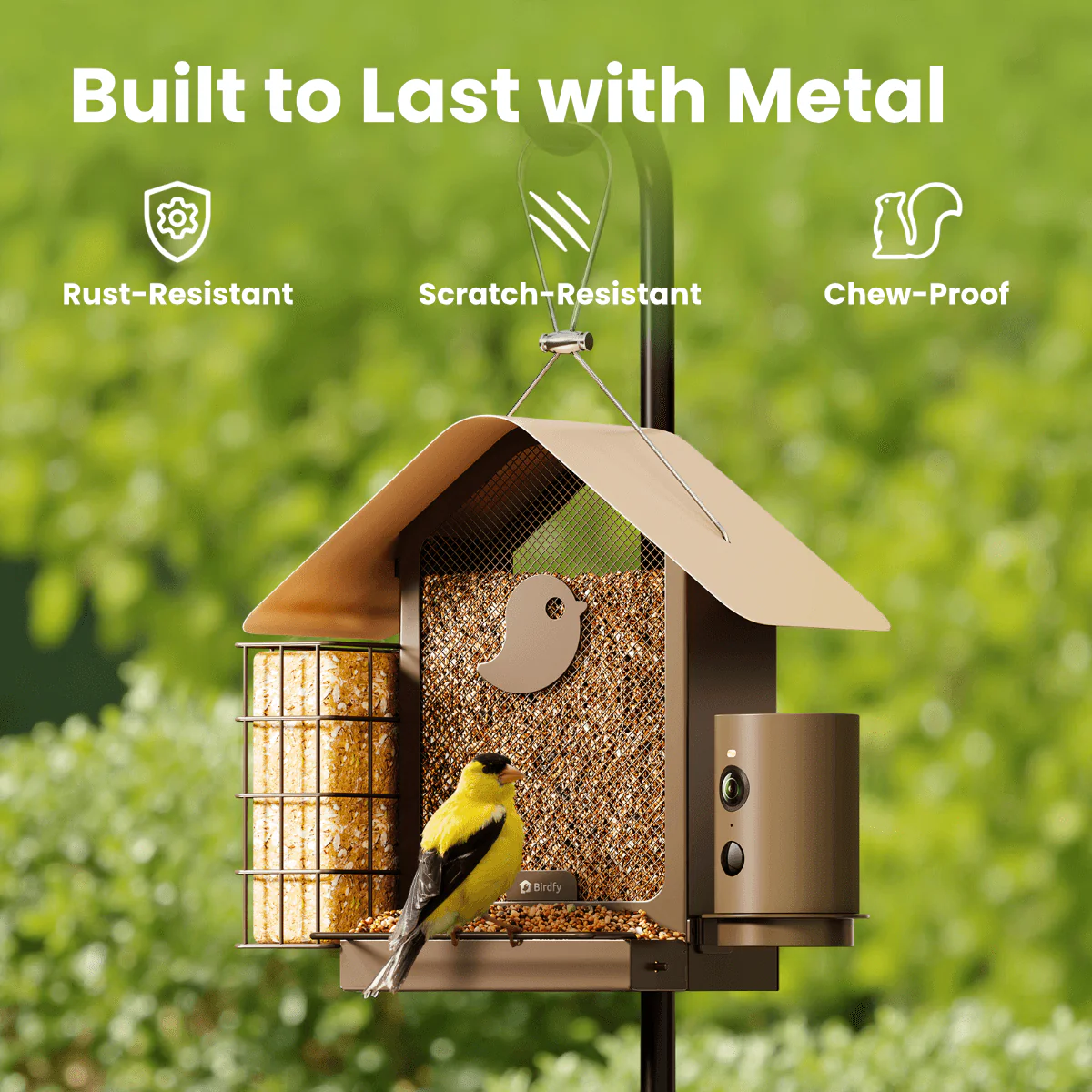 Birdfy Feeder Metal V - Smart Metal Feeder with Camera - Image 2