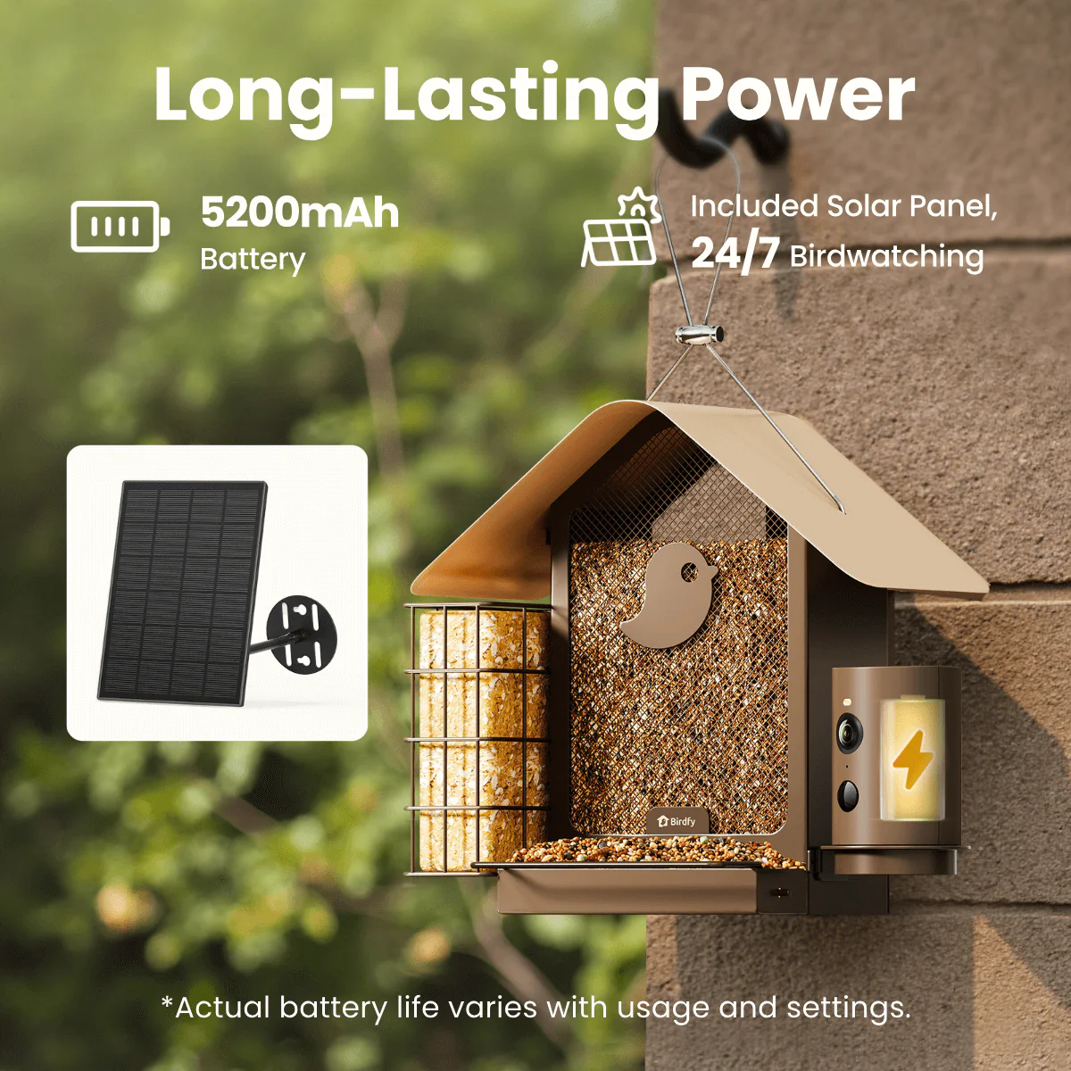 Birdfy Feeder Metal V - Smart Metal Feeder with Camera - Image 9