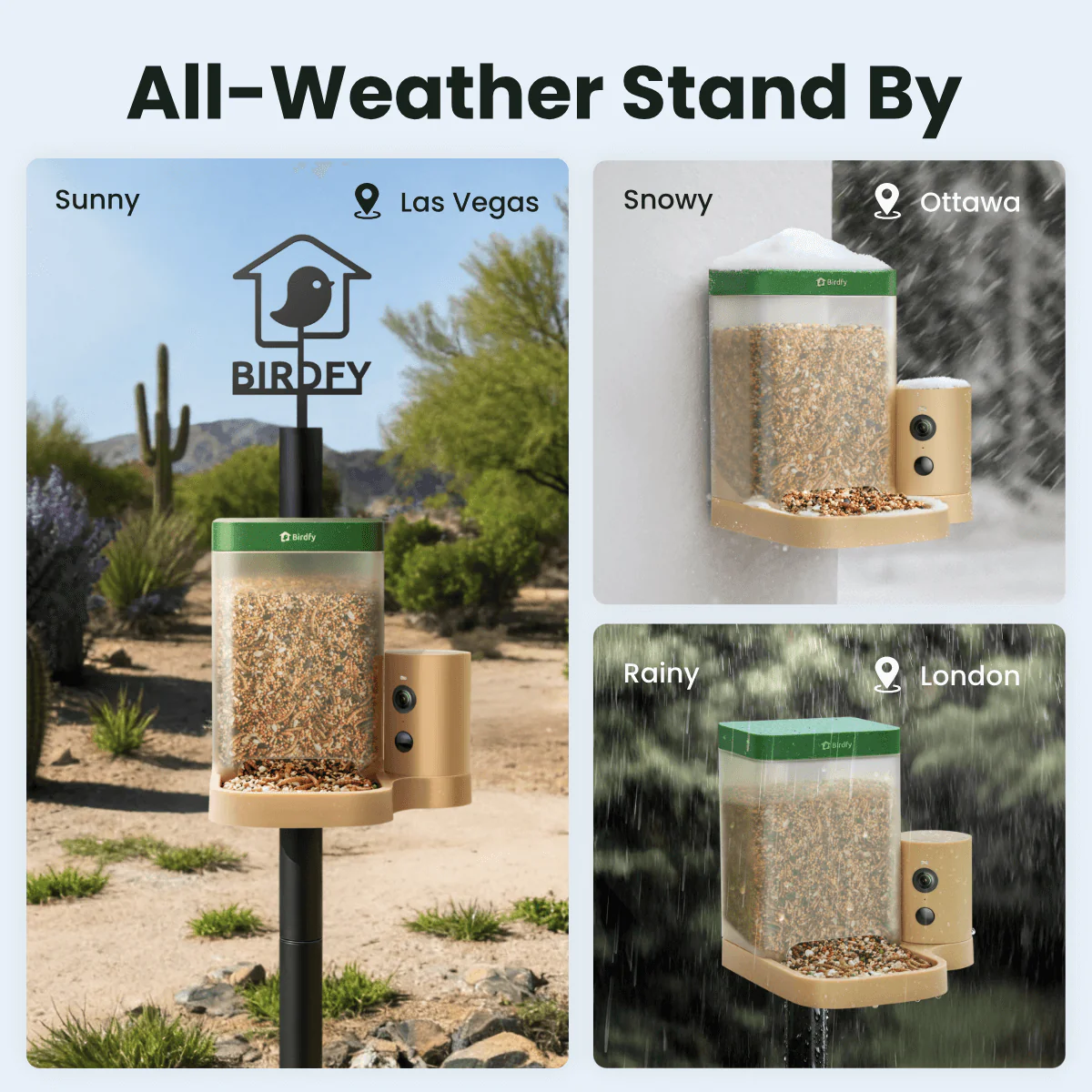 Birdfy Feeder Rookie - Beginner-Friendly Smart Bird Feeder Green - Image 9