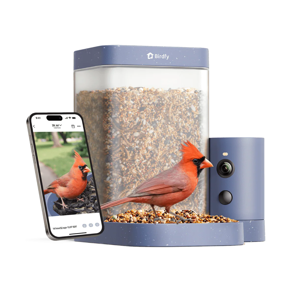 Birdfy Feeder Rookie - Beginner-Friendly Smart Bird Feeder Blue - Image 9